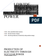 Worldwide Development of Nuclear Power