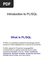 PL SQL Intro1