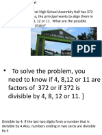 Lesson 6-Divisibility Rule 4, 8, 11, 12