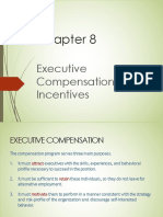 Chap 8 - Executive Compensation and Incentives
