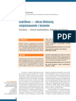 Giardioza Obraz Kliniczny, Rozpoznawanie i Leczenie - PDF Darmowe Pobieranie