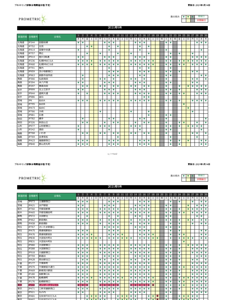 Contoh Schedule JLPT PDF