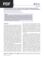 Pauluzzo, R., & Mason, M. C. (2021). A multi-dimensional view of consumer value to explain socially-responsible consumer behavior: a fuzzy-set analysis of Generation Y’s fast-fashion consumers. Journal of Marketing Theory and Practice, 1-22.