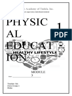Physic AL Educat ION: Isidro Academy of Tudela, Inc