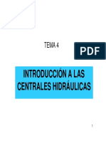 TEMA 4. INTRODUCCION A LAS CENTRALES HIDRAULICASppt (Modo de Compatibilidad)