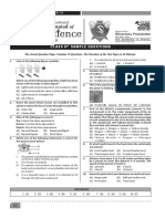 Class 6 Sample Questions: International Olympiad of Science - iOS' 19