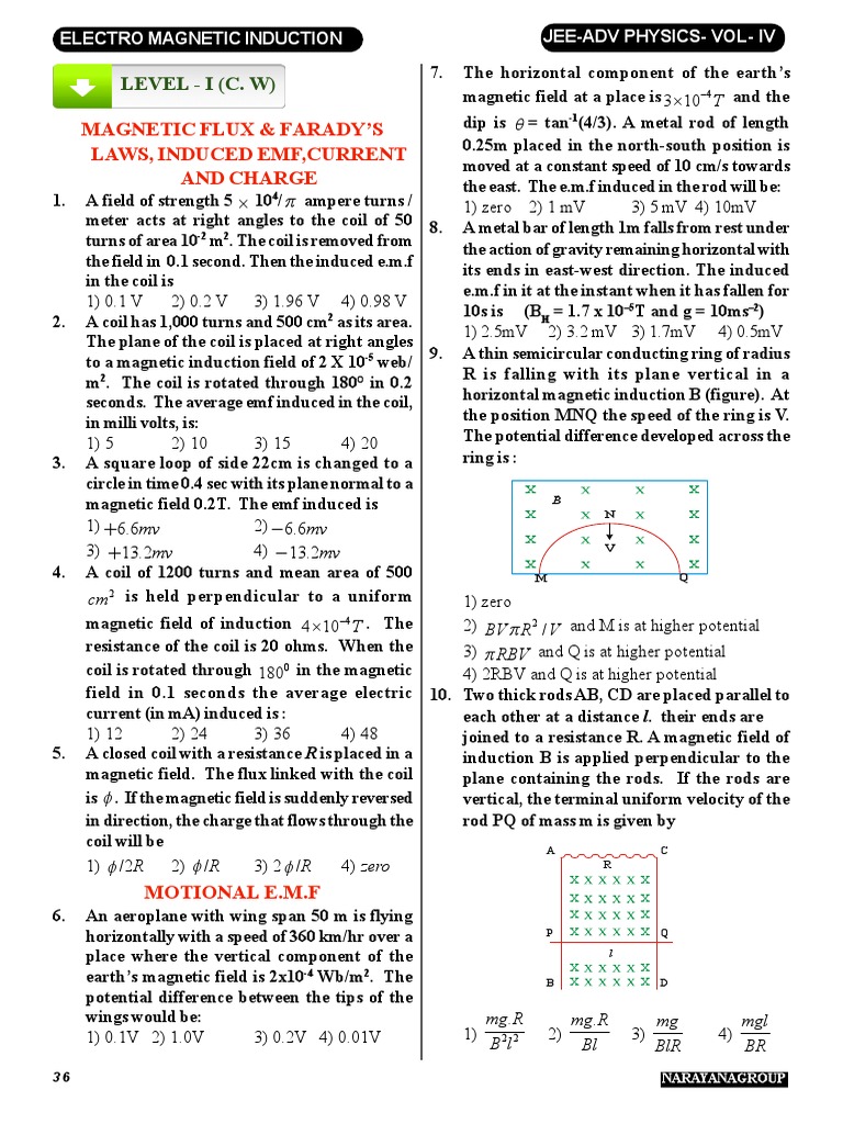 Induced EMF in Electromagnetic Systems | PDF | Inductance | Inductor