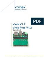 Colibri Arm Viola Carrier Board v1.2 Datasheet