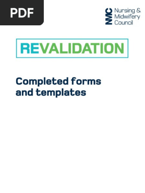 Completed Revalidation Forms and Templates(1)