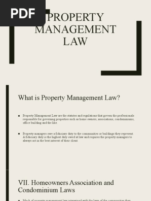 Property Management Law (1)