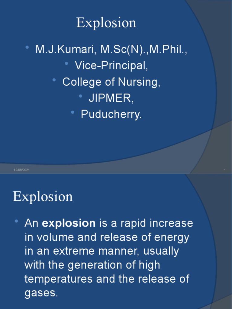 Explosion Causes and Prevention Strategies | PDF | Explosion | Nuclear ...