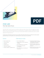 Data Sheet FOSC 600 Fiber Optic Splice Closures