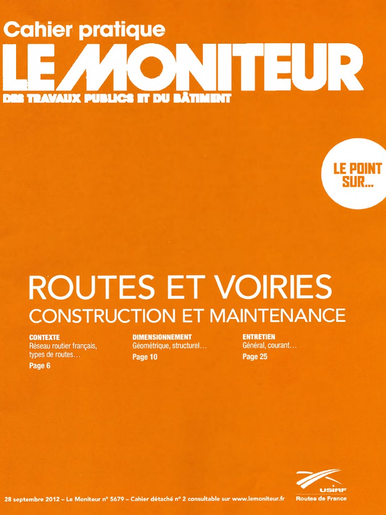 Quelles évolutions Pour Les Schémas De Cohérence Territoriale Moniteur Le Moniteur - Routes Et Voiries Contruction Et Maintenance | PDF |  Entrepreneur principal | Route