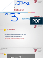 Unidad 1 S3 PROCESOS DE FUNDICION PERMANENTES