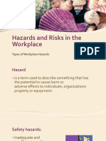 Hazards and Risks in The Workplace