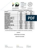 Rtgs Brickyard Price List: Asof3 September 2021