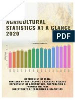 Agricultural Statistics at A Glance - 2020 (English Version)