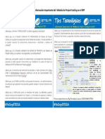 Información Importante Del Módulo de Project Costing en El ERP