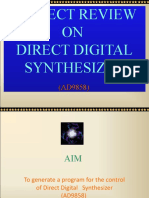 Project Review ON Direct Digital Synthesizer