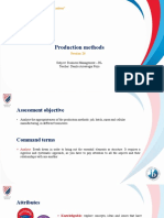 4to IB - Cycle 26 - Production Methods