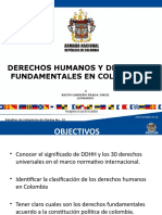 Derechos Humanos y Derechs Fundamentales en Colombia 16 Oct-15