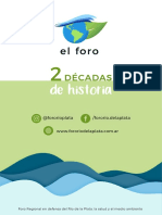 Foro Regional en Defensa Del Rio de La Plata, La Salud y El Medio Ambiente