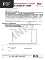 INPS Number System Study Material