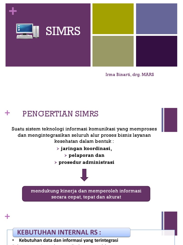 Aplikasi SIMRS untuk Manajemen Rumah Sakit | PDF | Bisnis | Komputer