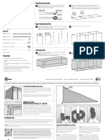 Triple Size Free-Standing Cat Enclosure Instructions: Attaching The Net