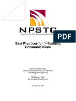 Best Practices For In-Building Communications: National Public Safety Telecommunications Council
