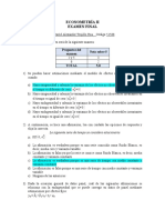 USB - Econometría II - Examen Final David