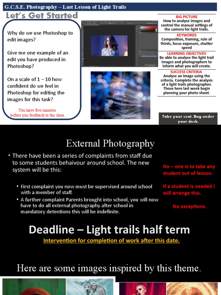 Photography - Lesson 10 | PDF | Camera | Imaging