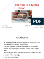 Design of End Rings in Induction Motor: Guided By: Prof. Sanjay Patel