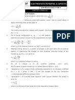 Electrostatic Pottential Formulas