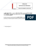 Validación de Competencias. ISO 9001:2015