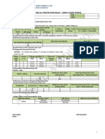 Numerical Delta-I Protection Relay - Anpd 112 (An Series) : Customer TSS Serial No Date Test Details