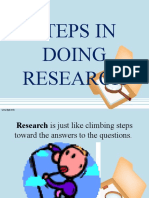 Steps in Research