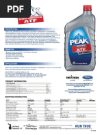ATF Application Chart | PDF | Vehicles | Automotive Technologies