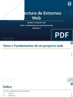 Arquitectura de Entornos Web 