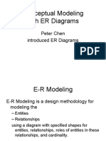 Conceptual Modeling With ER Diagrams