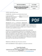 Formato Reporte y Remision Agente Educativa Ante Un Posible Caso de Vulneracion