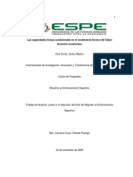 Las capacidades físicas y el rendimiento técnico del fútbol femenino