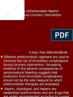 Bivalirudin Versus Unfractionated Heparin During Percutaneous Coronary Intervention