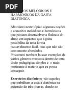 GAITA PARA INICIADOS-ASPECTOS MELÓDICOS E HARMÔNICOS DA GAITA DIATÔNICA-CAPÍTULO VI