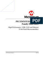 Microchip PIC32MX5XX/6XX/7XX Family Data Sheet