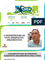 PRÉ-ENEM - REDAÇÃO - DOMINGOS - LIVE 27.06.2021