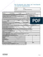 Ficha 5 Checklist Evaluacion Riesgo Movilizacion Manual de Pacientes Editable