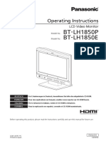 BT-LH1850P BT-LH1850E: Operating Instructions