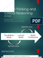 7 - 6okt21 - Critical Thinking and Critical Reasoning