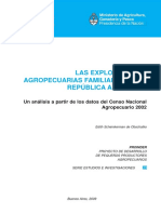 Las Explotaciones Agropecuarias Familiares en La República Argentina